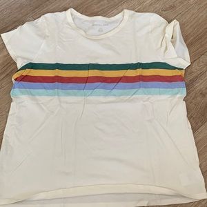 American eagle striped tee